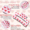 Valentines Hair Clips Red Heart Hair Claw Clips Large Rectangle