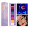 Pintura Corporal Soluble En Agua, Paleta De Delineador