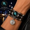 Starry Sky Zodiac Luminous Leather Bracelet for Men & Women