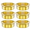 Aitsite Reducer 3/8 to 1/2 inch made of brass, reduction