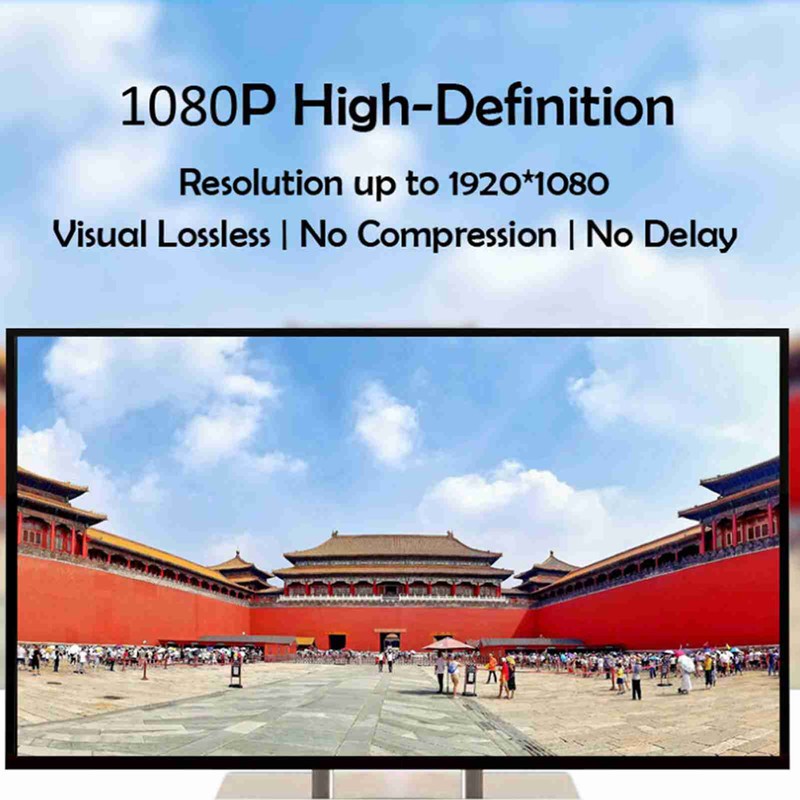 150m/492ft 1080P HDMI Extender Lossless Transmitter Receiver Adapter Kit