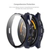[4-Pack] Case with Tempered Glass Screen Protector Compatible with Garmin