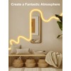 echosari Neon Rope Lights 33Ft, 1200 LED Neon Rope Lights