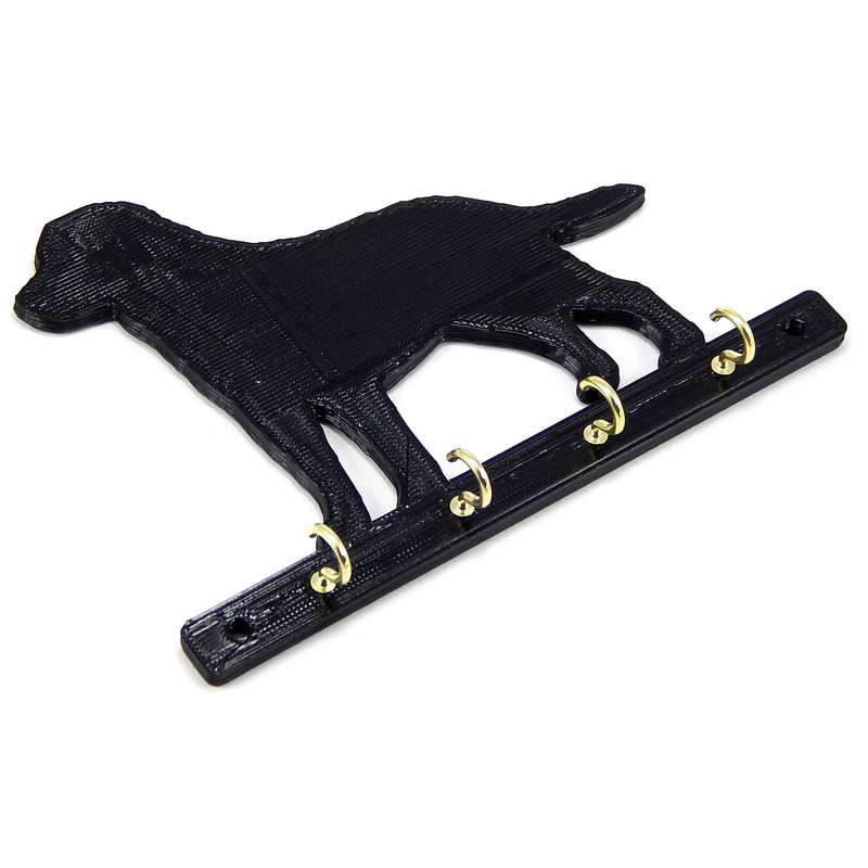 Labrador Retriever Dog Leash Holder - Comes with Four Hooks