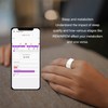 Health Fitness Tracker Smart Ring Bluetooth Connection IPX8 Waterproof Rechargeable