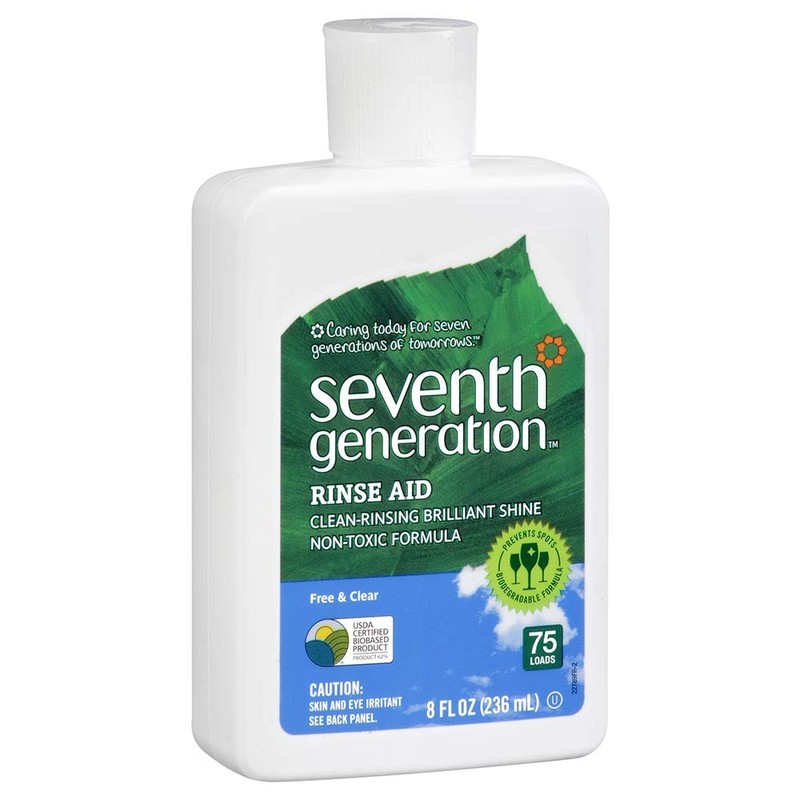 Seventh Generation Rinse Aid Free and Clear -- 8 fl
