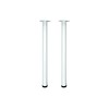 Shepherd Hardware 8572E 27-1/2-Inch Fixed Steel Furniture Legs for Desks