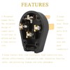 Nema 14-30P Plug 125/250 Volt Plug with 3 Pole 4