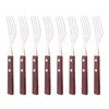 Uniturcky 8-Piece Dinner Forks Set, 304 Stainless Steel Forks with