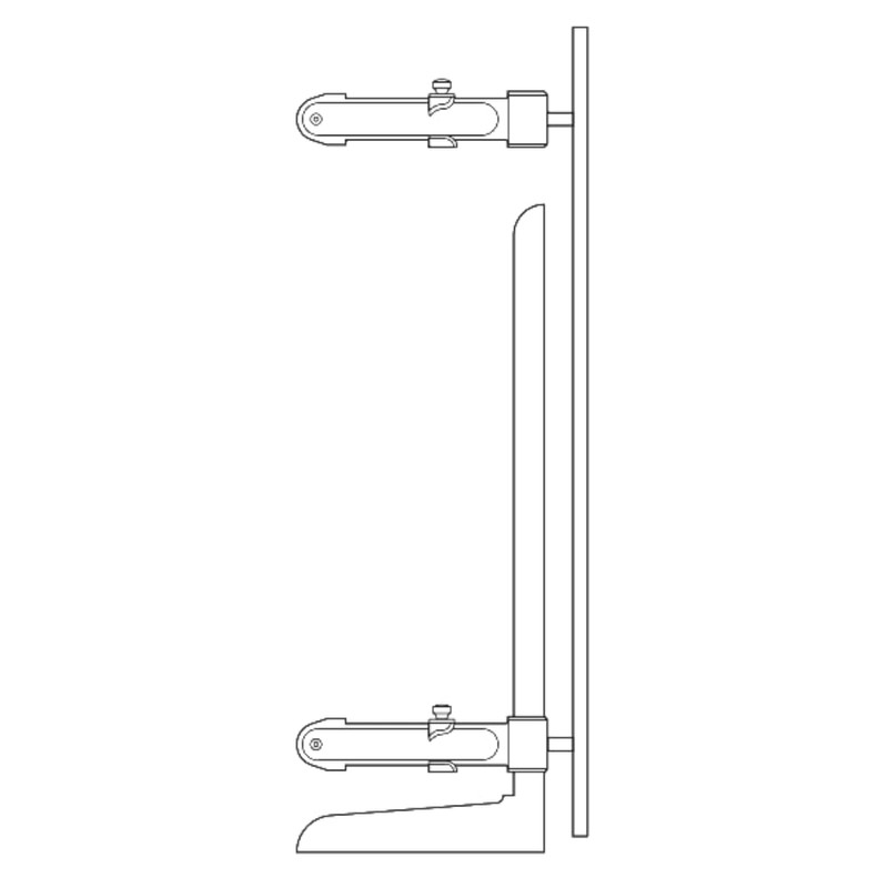 M4TEC Adjustable Door Handle Jig Drill Guide - H-JIG Cabinet