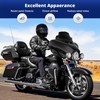 9" Motorcycle Wave Windshield Windscreen, Compatible with 2014-2023 Har ley
