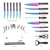 Keewah Knife Set, 16 Piece Kitchen Knives set with Acrylic