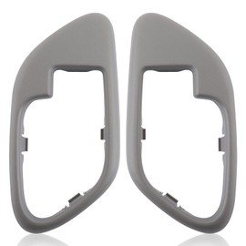 GoaMotors Gray Interior Door Handle Trim Bezel 15708080 15708079 Replacement for Chevy for Silverado for GMC for Suburban for Tahoe for Yukon C1500 C2500 C3500 K1500 K2500
