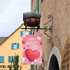 Valentines Day12x18 Garden Flag Valentines Garden Flags for Outside Vertical Farmhouse Holiday