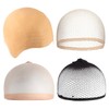 1 Piece Wig Cap, 3 Pieces Hairnet Boys Half Bald