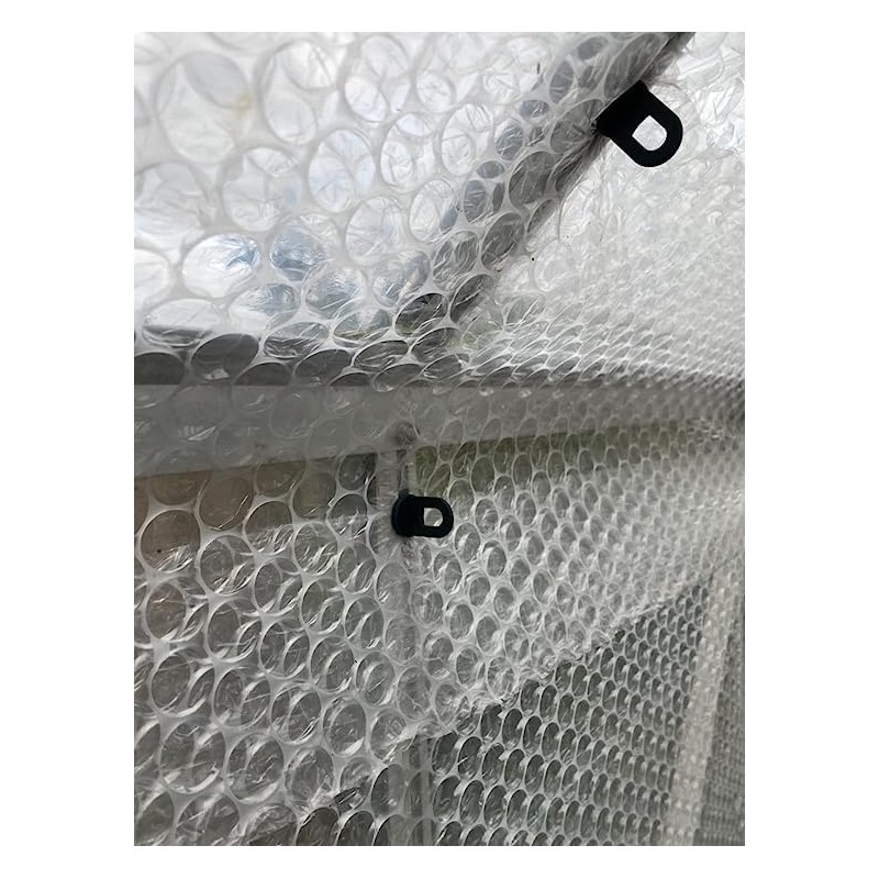 Greenhouse Twist Clips with S Hooks [50 Pack] for inside