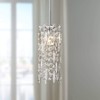 Possini Euro Design Alyssa Chrome Silver Iron Mini Pendant Light