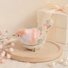 Furuida Mini Bird Trinket Boxes Hinge Hand-Painted Small Jewelry Box