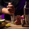 Cocktail Muddler,Silver Muddler,21cm Stainless Steel Cocktail Muddlers,cocktail Muddlers with Black