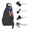 PVTIONXIE Puerto Rico Flag Sling Backpack for Women Men, Chest