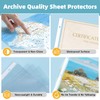 Antner 11x17 Inch Sheet Protectors (50-Pack) - Ledger Size Heavy