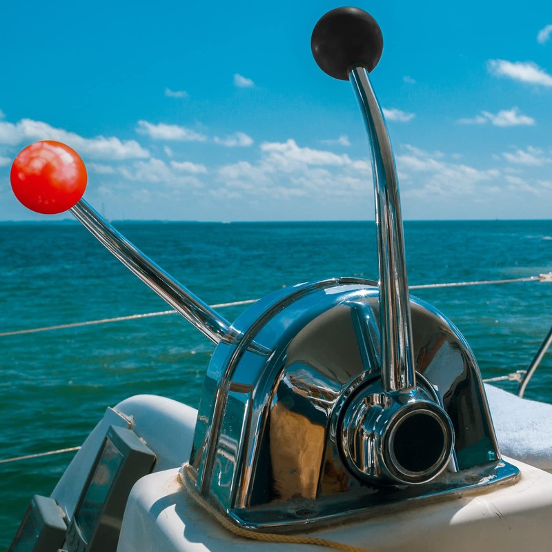 sourcing map 6Pcs Threaded Ball Knobs, M10 Female Thread Thermoset