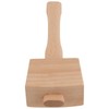 YUENPUN 2 PCS Wooden Mallet Carpentry, Beechwood Mallet, Woodworking Mallet