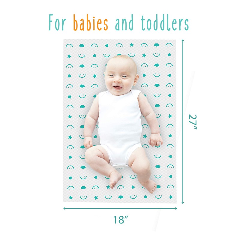 Baby Works - Disposable Change Pads, Waterproof & Leak-Proof Changing