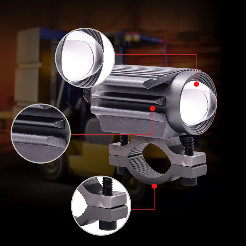 Ygmylandbb LED Motorcycle Fog Light, Auxiliary Light, Motorcycle Headlight, Spotlight,