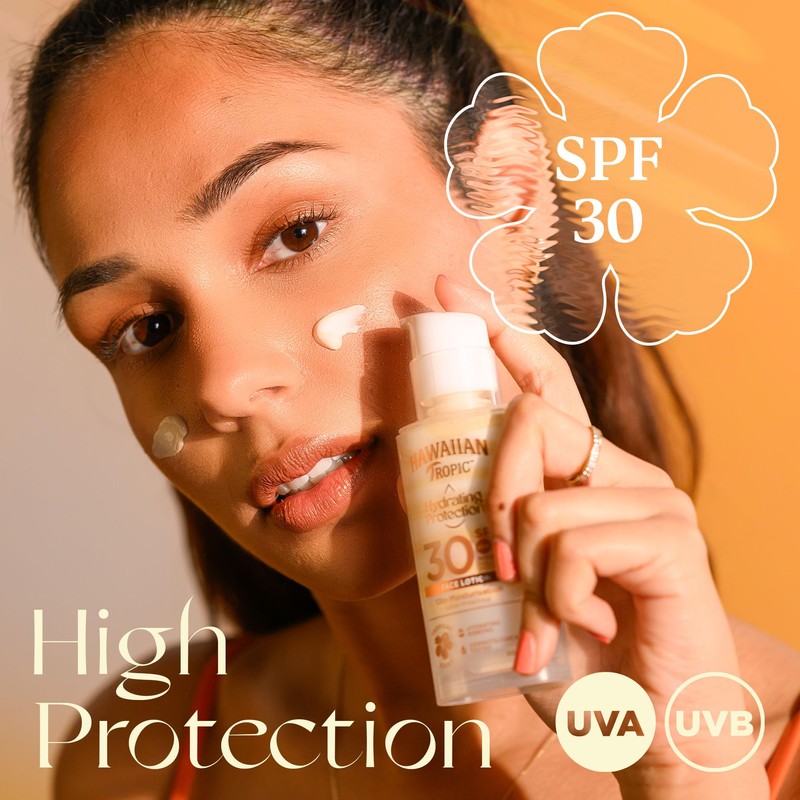 Hawaiian Tropic Hydrating Protection Face Sunscreen SPF 30 UVA plus