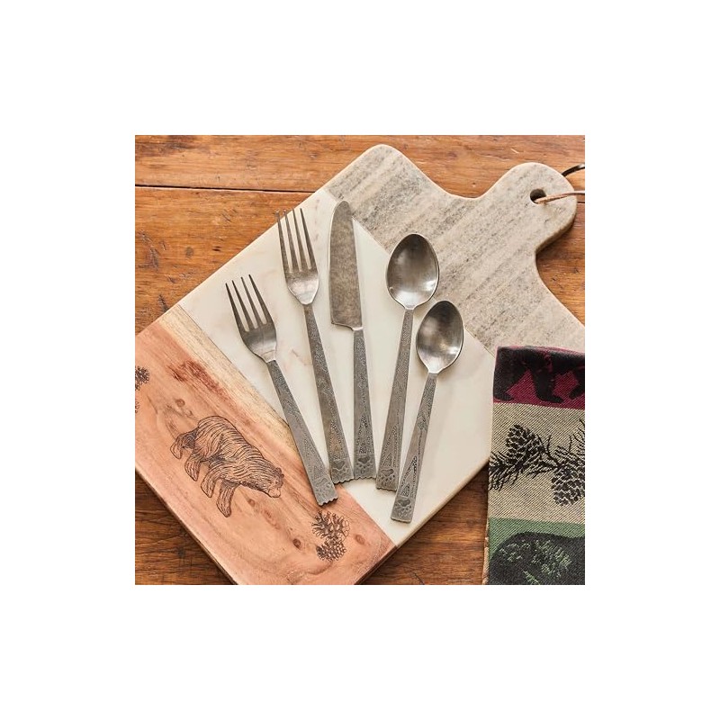 Park Designs Bear Tracks Flatware Set of 5