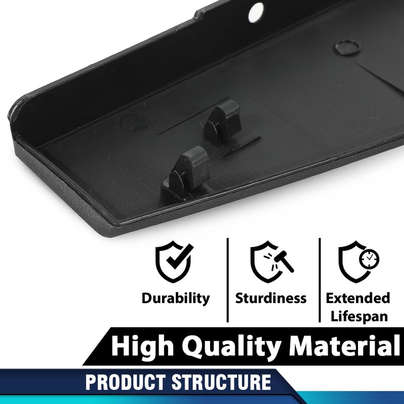 PIT66 1PC Tailgate Spoiler Cap Molding, Compatible with Dodge Ram