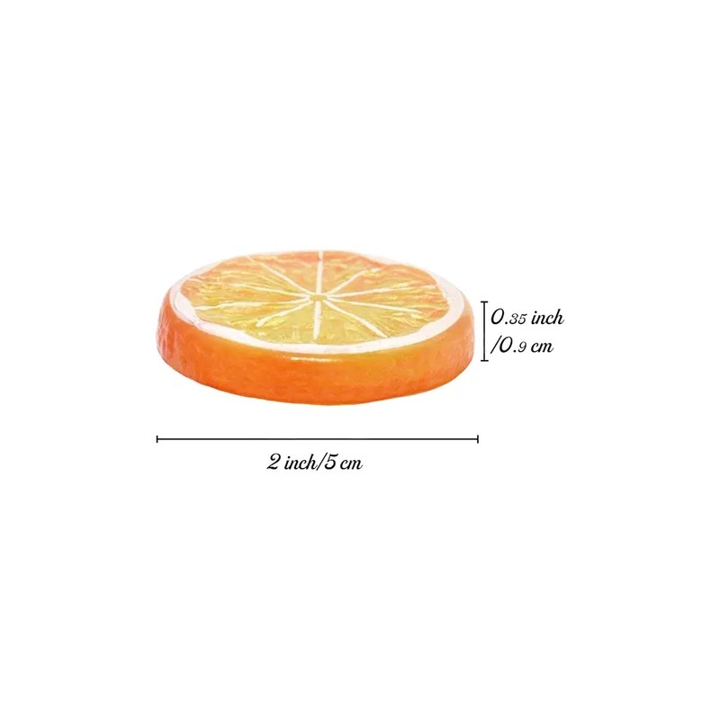 2026 40 Piezas De Fruta Artificial Falsa En Rodajas De