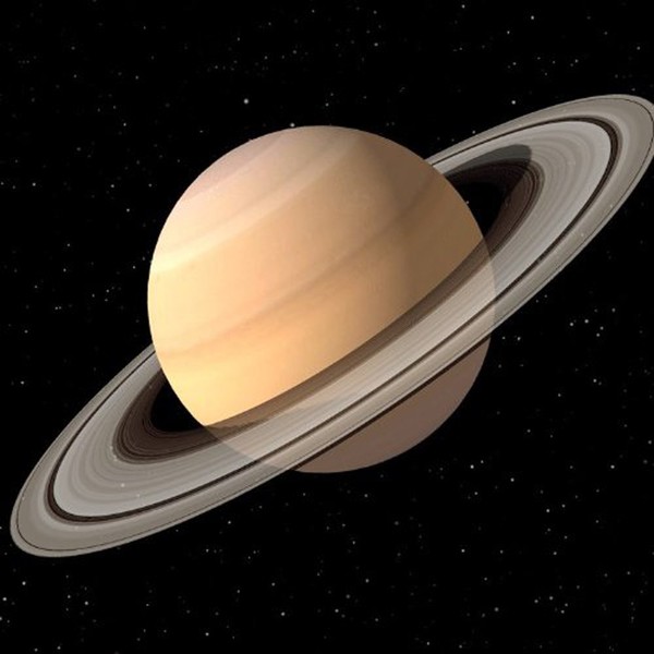 3D Lenticular Postcard - SATURN - 8x8 Greeting Card -