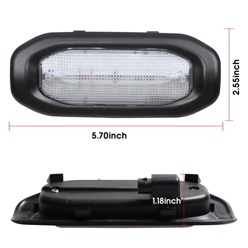 BESTAOO - Luces LED para interior para Jeep Wrangler JL
