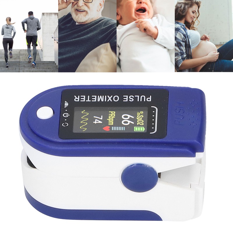 Fingertip Pulse Oximeter LED Dispaly Blood Oxygen Saturation Heart Rate