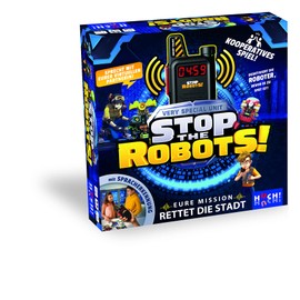 HUCH! Stop The Robots Board Game Action Game