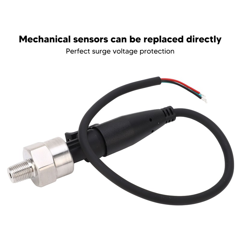 Pressure Transducer Stainless Steel 1/8in 27NPT Thread 100PSI Pressure Probe