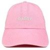Trendy Apparel Shop Daddy Embroidered Low Profile Washed Cotton Cap