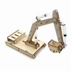 Manual DIY Model Toy Hydraulic Wooden Excavator Assembly Model Set