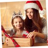 FOMIYES Christmas Reindeer Antlers Headband Plush Holiday Hair Hoop for
