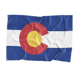 Colorado State Flag Polyester Fiber 3x5 Feet Flag, Bright Colors And Anti-ultraviolet Fade Flag Indoor Outdoor Banner