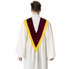 IvyRobes Unisex Reversible V Shape Choir Stole with Border and