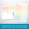 paper&you® Set of 2 A5 To-Do Lists Pad & Weekly