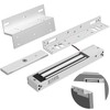 Lnrueg Electromagnetic Lock with ZL Brackets, Waterproof Electric Magnetic Door