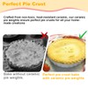 SULUOTE Ceramic Pie Weights-Reusable Natural Ceramic Stoneware for Baking Blind
