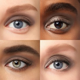 Julep Eyeshadow 101 Crème-to-Powder Waterproof Eyeshadow Stick Duo – Long-Lasting, Crease-Proof, Easy Apply with Built-in Smudger - Blush Pink Shimmer & Mink Mauve Shimmer