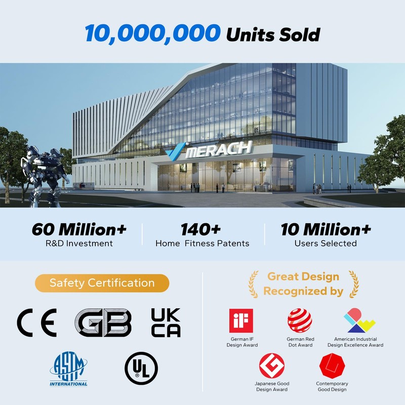 MERACH Stair Stepper for Home Gym Exercise, New Version Vertical