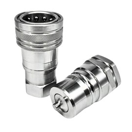 Hydraulic ISO A Quick Release Coupling Set (1/4" BSP)