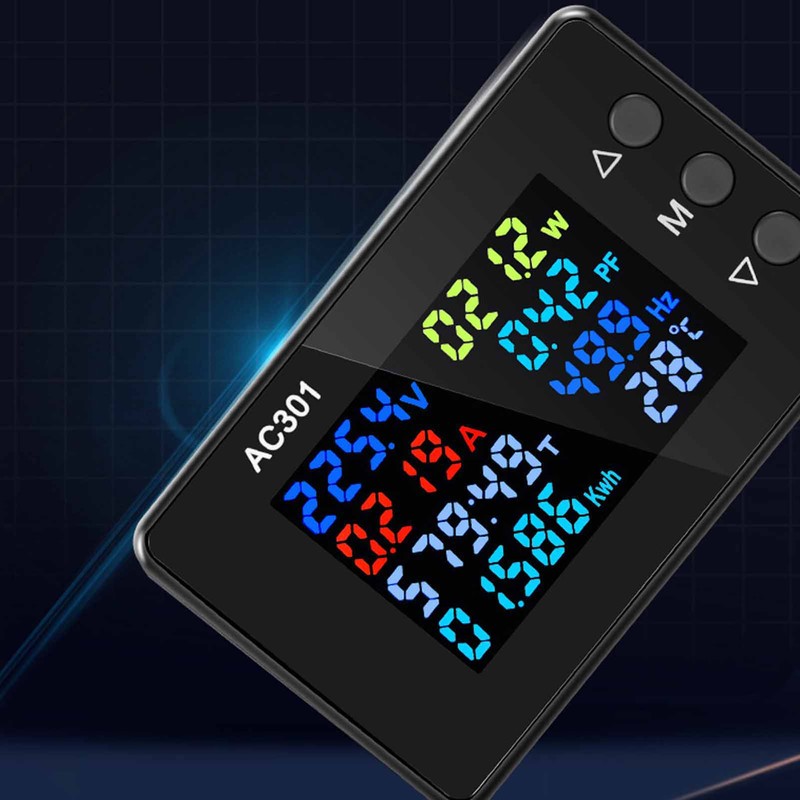 AC Voltmeter High Accuracy Digital Voltage Meter Electric Meter with